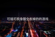 可插可脱身服全去掉的的游戏