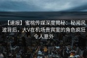【速报】蜜桃传媒深度揭秘：秘闻风波背后，大V在机场贵宾室的角色疯狂令人意外