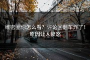 维密圈你怎么看？评论区翻车炸了！原因让人愤怒