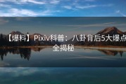 【爆料】Pixiv科普：八卦背后5大爆点全揭秘